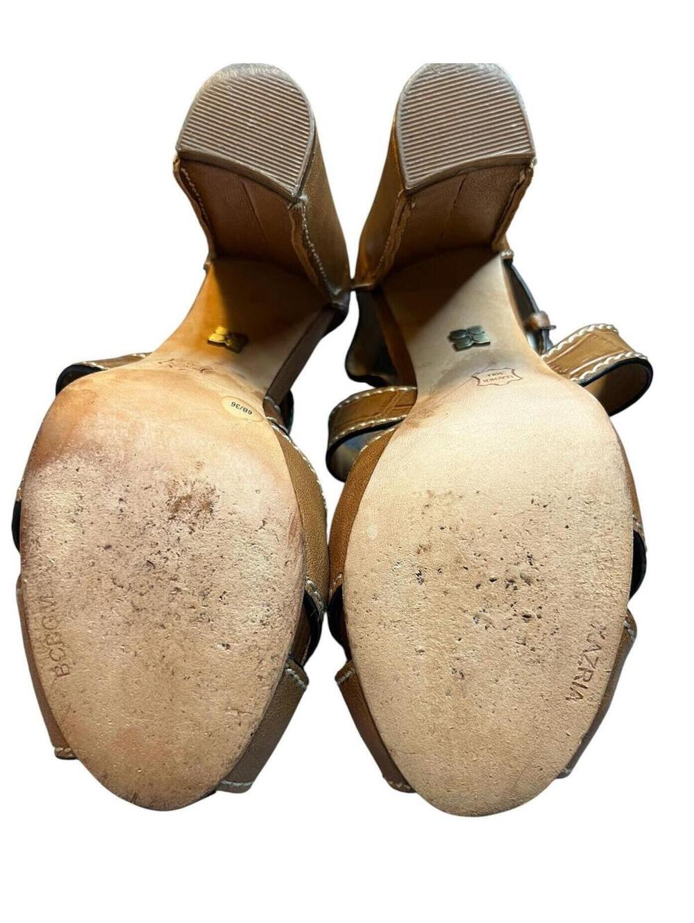 BCBGMAXAZRIA | PAYTON1 Bruana Brown Platforms | 70s, Croc , Indie| Size 6B - Picture 7 of 8